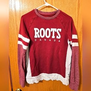 Roots Canada Pullover Crewneck Sweatshirt (Size S)